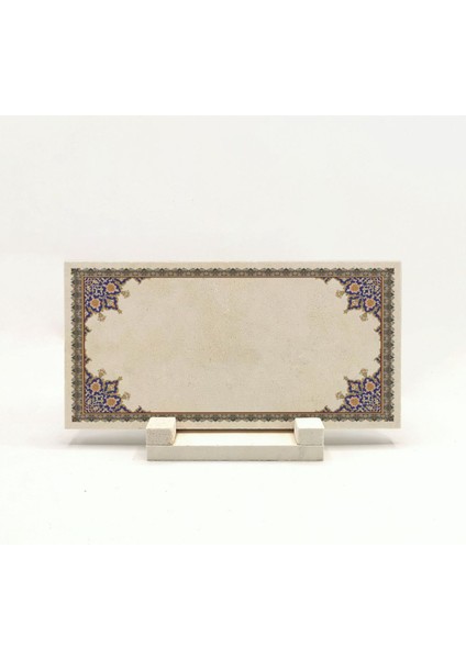 Geleneksel Hat Sanatı Ile Doğal Taş Üzerine Yazılı Masaüstü Isimlik indirimleri