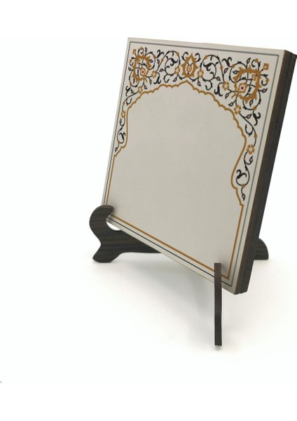 Geleneksel Hat Sanatı ile Mdf Üzerine Yazılı Masaüstü Isimlik fırsatları