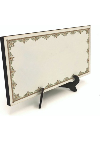 Geleneksel Hat Sanatı ile Mdf Üzerine Yazılı Masaüstü Isimlik fırsatları