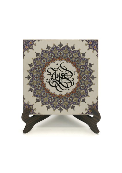 Geleneksel Hat Sanatı ile Mdf Üzerine Yazılı Masaüstü Isimlik fiyatları