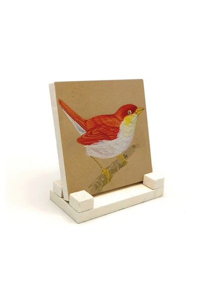 Kuşbaskılı Doğaltaş Masaüstlük