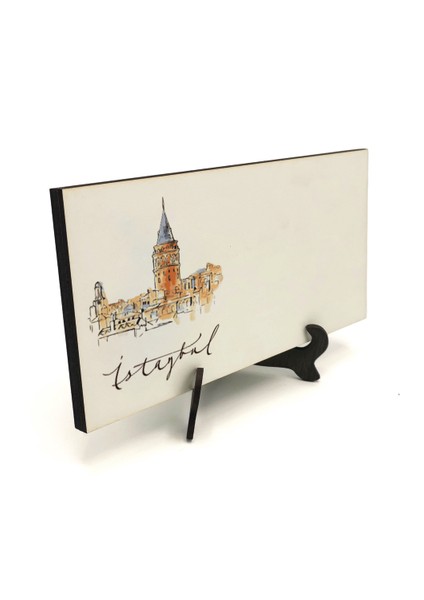 Geleneksel Hat Sanatı ile Mdf Üzerine Yazılı Masaüstü Isimlik fırsatları