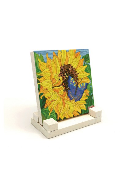 Kelebekbaskılı Doğaltaş Masaüstlük