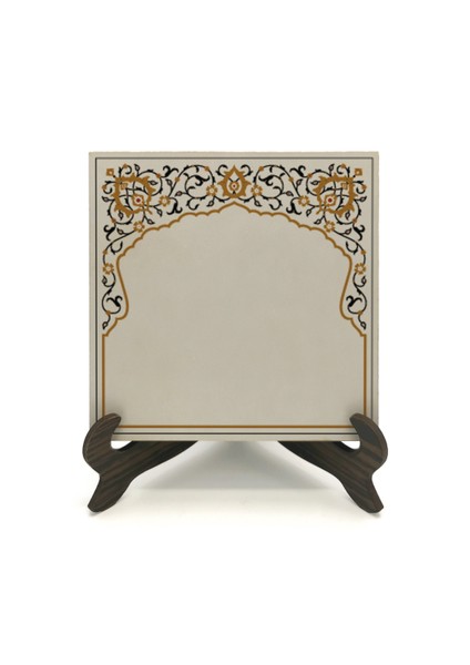 Geleneksel Hat Sanatı ile Mdf Üzerine Yazılı Masaüstü Isimlik indirimleri