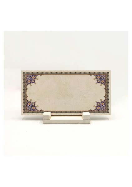 Geleneksel Hat Sanatı Ile Doğal Taş Üzerine Yazılı Masaüstü Isimlik indirimleri