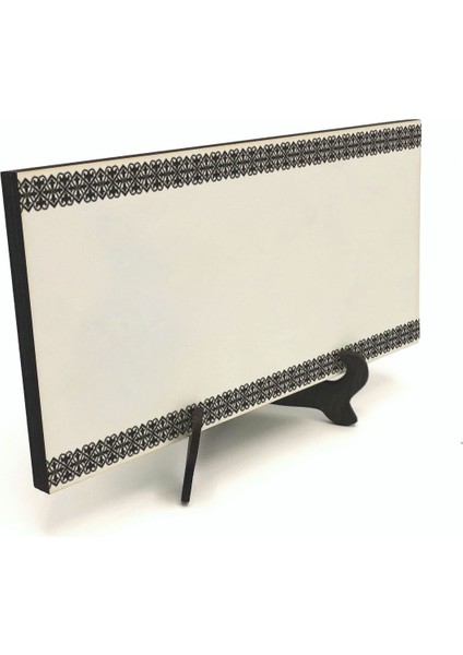 Geleneksel Hat Sanatı ile Mdf Üzerine Yazılı Masaüstü Isimlik fırsatları