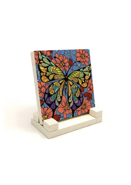 Kelebekbaskılı Doğaltaş Masaüstlük