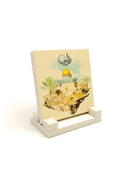 Kudüs Mescid-I Aksabaskılı Doğaltaş Masaüstlük