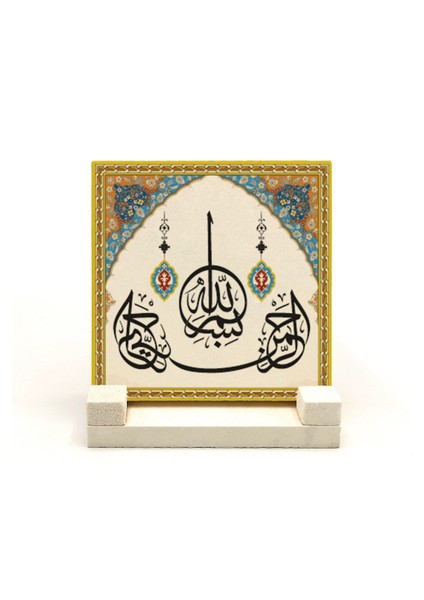 Besmeleyazılı Doğaltaş Masaüstlük fiyatları