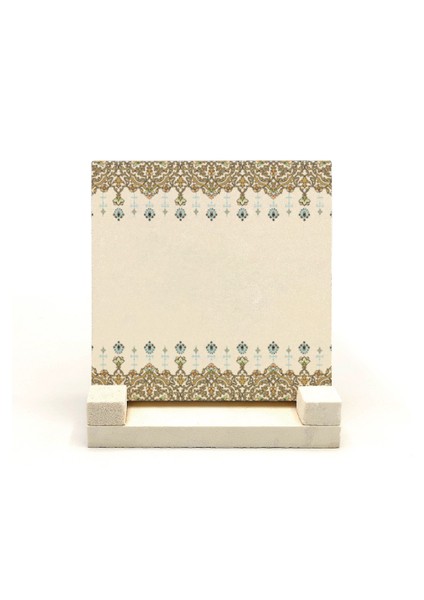 Geleneksel Hat Sanatı ile Doğal Taş Üzerine Yazılı Masaüstü Isimlik indirimleri