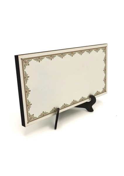 Geleneksel Hat Sanatı ile Mdf Üzerine Yazılı Masaüstü Isimlik fırsatları