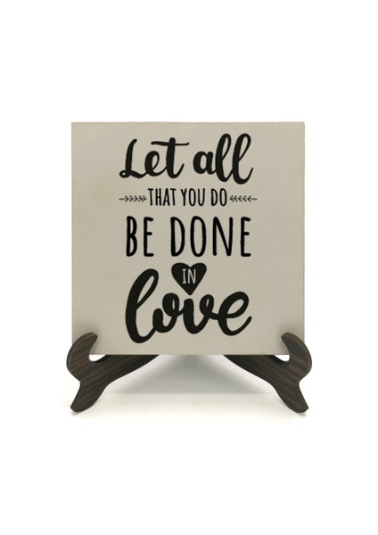 1 Korinterne 16:14 Ayetibaskılı Mdf Masaüstlük fiyatları