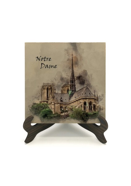 Notre Damebaskılı Mdf Masaüstlük fiyatları