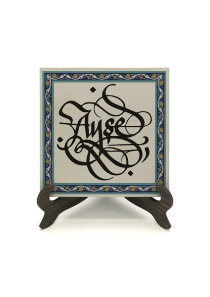 Geleneksel Hat Sanatı ile Mdf Üzerine Yazılı Masaüstü Isimlik fiyatları