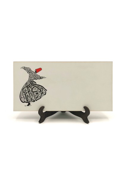 Geleneksel Hat Sanatı ile Mdf Üzerine Yazılı Masaüstü Isimlik indirimleri