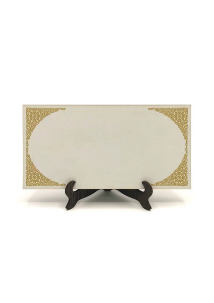 Geleneksel Hat Sanatı ile Mdf Üzerine Yazılı Masaüstü Isimlik indirimleri