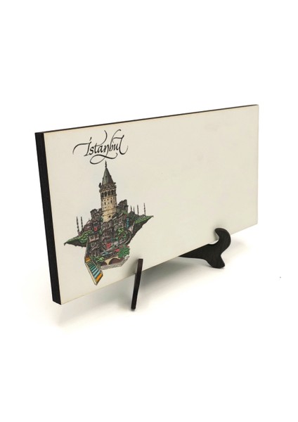 Geleneksel Hat Sanatı ile Mdf Üzerine Yazılı Masaüstü Isimlik fırsatları