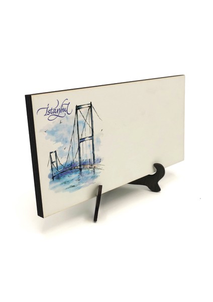 Geleneksel Hat Sanatı ile Mdf Üzerine Yazılı Masaüstü Isimlik fırsatları