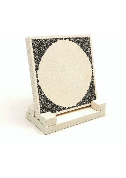 Geleneksel Hat Sanatı ile Doğal Taş Üzerine Yazılı Masaüstü Isimlik fırsatları