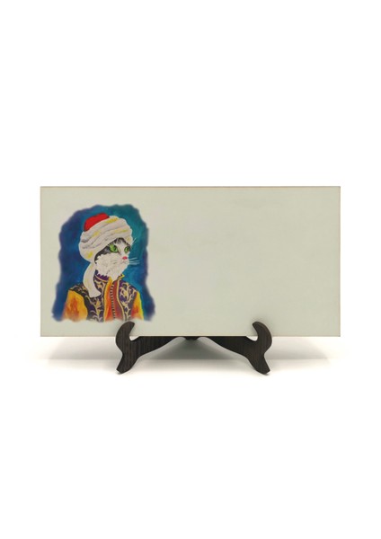 Geleneksel Hat Sanatı ile Mdf Üzerine Yazılı Masaüstü Isimlik indirimleri