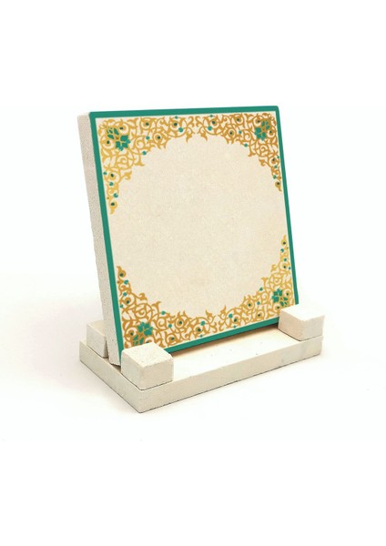 Geleneksel Hat Sanatı ile Doğal Taş Üzerine Yazılı Masaüstü Isimlik fırsatları