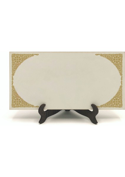 Geleneksel Hat Sanatı ile Mdf Üzerine Yazılı Masaüstü Isimlik indirimleri