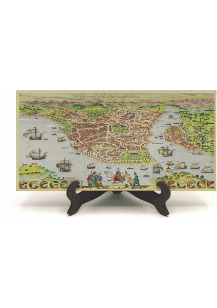 Bizans Haritasıbaskılı Mdf Masaüstlük fiyatları