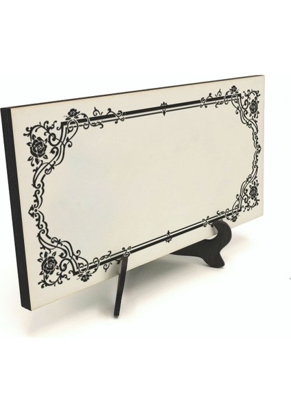 Geleneksel Hat Sanatı ile Mdf Üzerine Yazılı Masaüstü Isimlik fırsatları