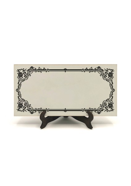 Geleneksel Hat Sanatı ile Mdf Üzerine Yazılı Masaüstü Isimlik indirimleri