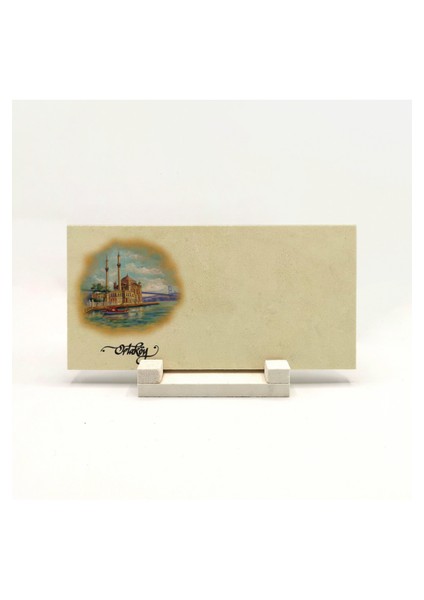 Geleneksel Hat Sanatı ile Doğal Taş Üzerine Yazılı Masaüstü Isimlik indirimleri