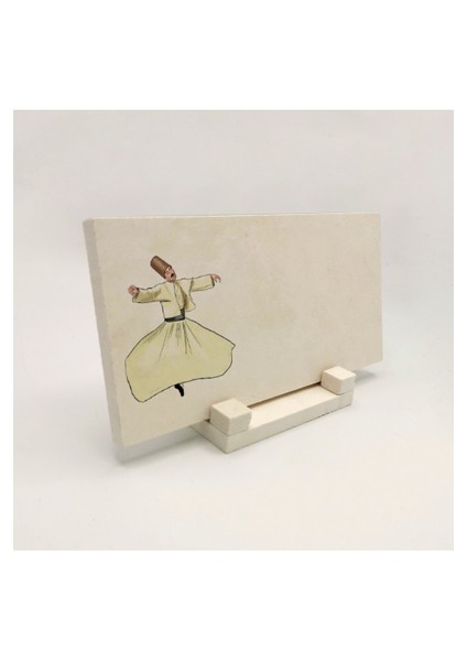 Geleneksel Hat Sanatı ile Doğal Taş Üzerine Yazılı Masaüstü Isimlik fırsatları