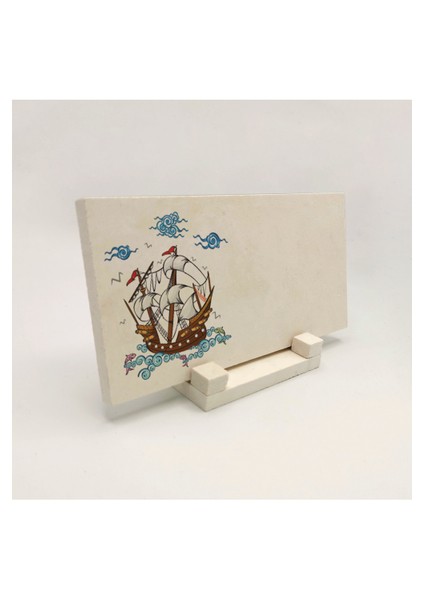 Geleneksel Hat Sanatı ile Doğal Taş Üzerine Yazılı Masaüstü Isimlik fırsatları