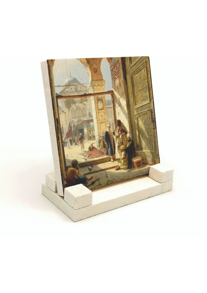 Emevi Camii Kapısıbaskılı Doğaltaş Masaüstlük