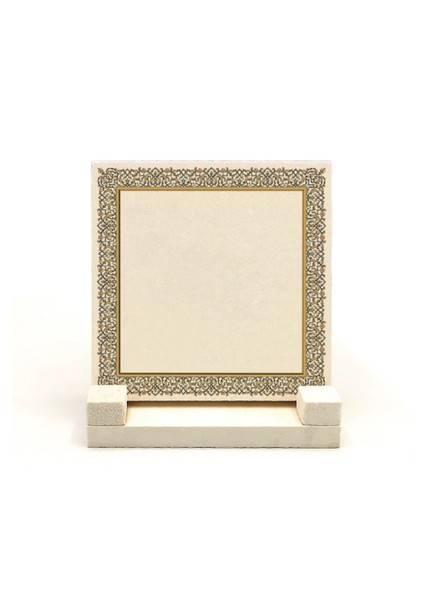 Geleneksel Hat Sanatı ile Doğal Taş Üzerine Yazılı Masaüstü Isimlik indirimleri