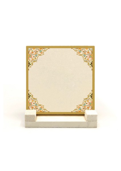 Geleneksel Hat Sanatı ile Doğal Taş Üzerine Yazılı Masaüstü Isimlik indirimleri