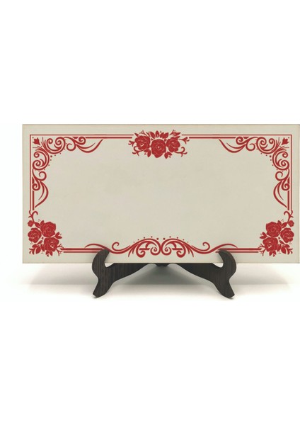 Geleneksel Hat Sanatı ile Mdf Üzerine Yazılı Masaüstü Isimlik indirimleri