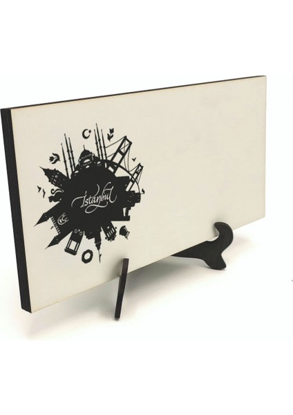 Geleneksel Hat Sanatı ile Mdf Üzerine Yazılı Masaüstü Isimlik fırsatları