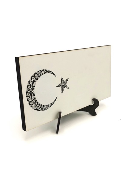 Geleneksel Hat Sanatı ile Mdf Üzerine Yazılı Masaüstü Isimlik fırsatları