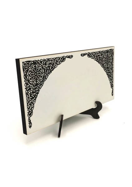 Geleneksel Hat Sanatı ile Mdf Üzerine Yazılı Masaüstü Isimlik fırsatları