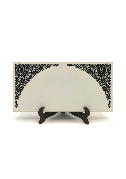 Geleneksel Hat Sanatı ile Mdf Üzerine Yazılı Masaüstü Isimlik indirimleri