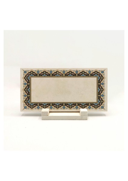 Geleneksel Hat Sanatı ile Doğal Taş Üzerine Yazılı Masaüstü Isimlik indirimleri