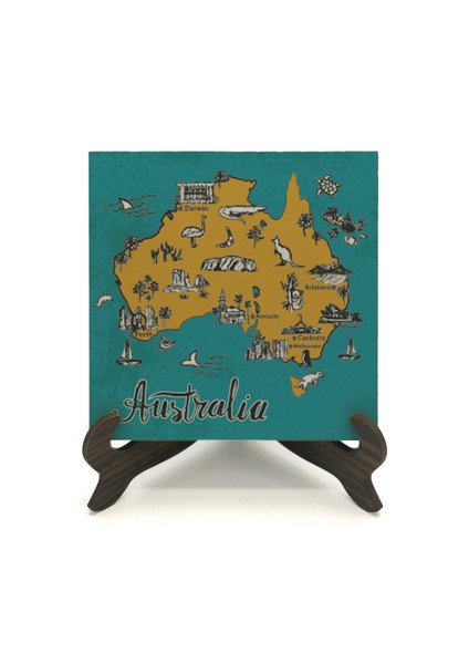 Avustralya Sembolleribaskılı Mdf Masaüstlük fiyatları