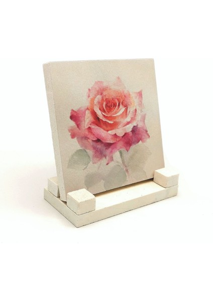 Gülbaskılı Doğaltaş Masaüstlük