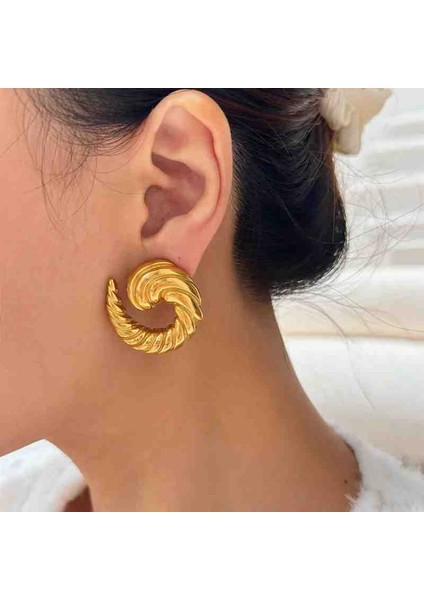 Trend Vintage Bijuteri Sarmal Küpe modelleri