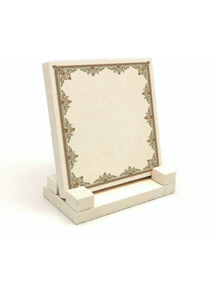 Geleneksel Hat Sanatı ile Doğal Taş Üzerine Yazılı Masaüstü Isimlik modelleri