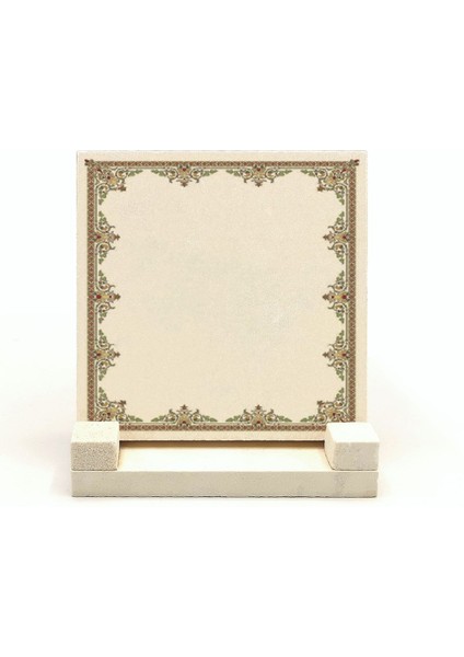 Geleneksel Hat Sanatı ile Doğal Taş Üzerine Yazılı Masaüstü Isimlik fırsatları