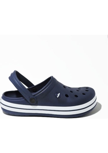 E195 M 000 Erkek Cross Terlik Hastane Aşcı Terliği Lacivert - Beyaz fiyatları