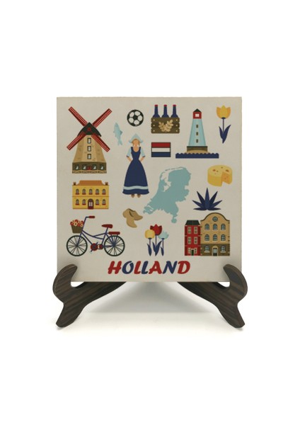 Hollanda Sembolleribaskılı Mdf Masaüstlük fiyatları