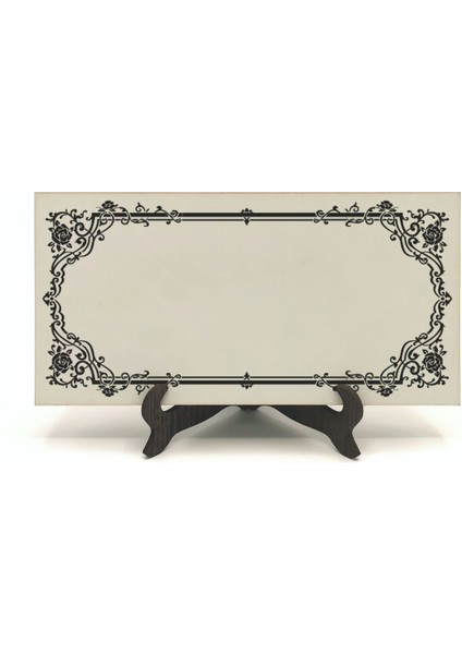 Geleneksel Hat Sanatı ile Mdf Üzerine Yazılı Masaüstü Isimlik indirimleri