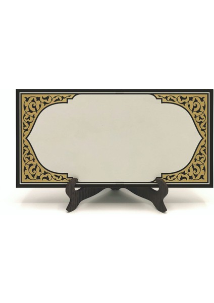 Geleneksel Hat Sanatı ile Mdf Üzerine Yazılı Masaüstü Isimlik indirimleri